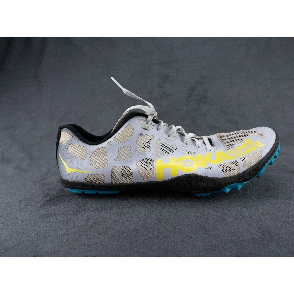 Hoka One One Rocket LD Shoes Womens 10.5 M Lavendar Spike Cleats Running Track